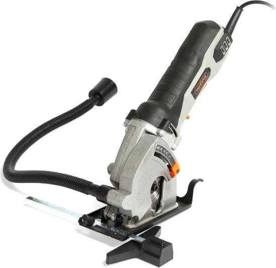 Mini sharrë rrethore VONHAUS 3500253 550W, set me 3 tehe + çantë, e zezë/gri