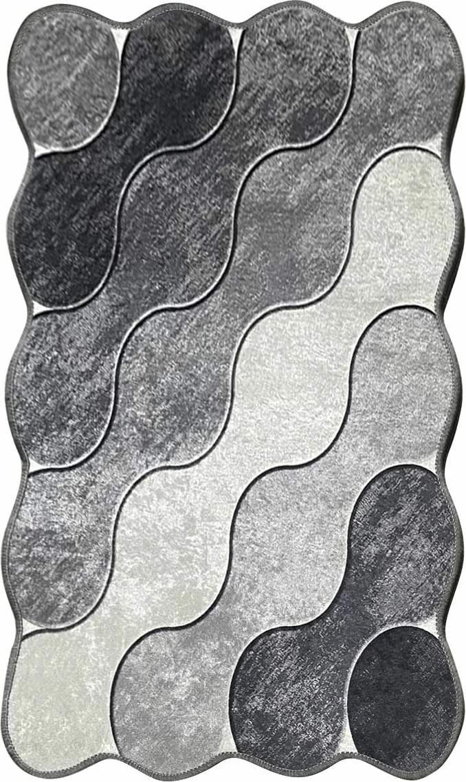 Qilim Conceptum Hypnose, rreth, gri, 80x150cm
