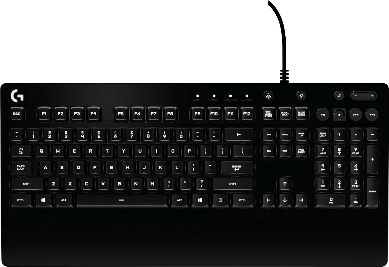 Tastierë gaming Logitech G213 Prodigy me drita RGB, me kabllo, e zezë