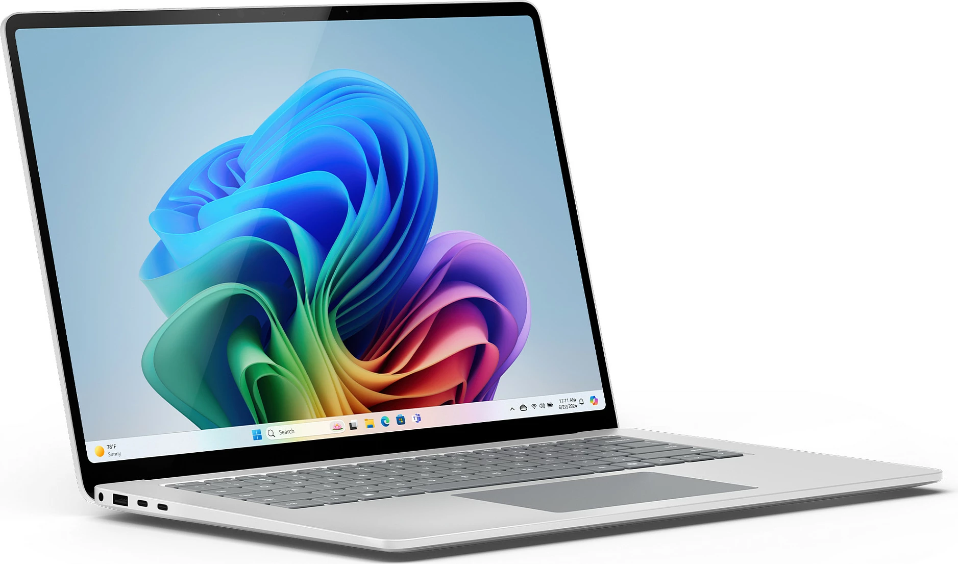 Laptop Microsoft Surface Laptop 7.Edition Copilot+ PC, 15" QHD Touch, Snapdragon X Elite, 16GB RAM, 1TB SSD, Win11, Platinum