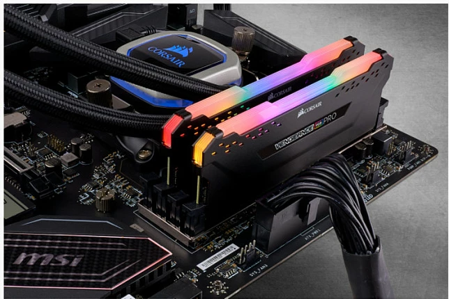 RAM Memorje Corsair Vengeance RGB PRO 32GB (2x16GB) DDR4 3200MHz, e zezë
