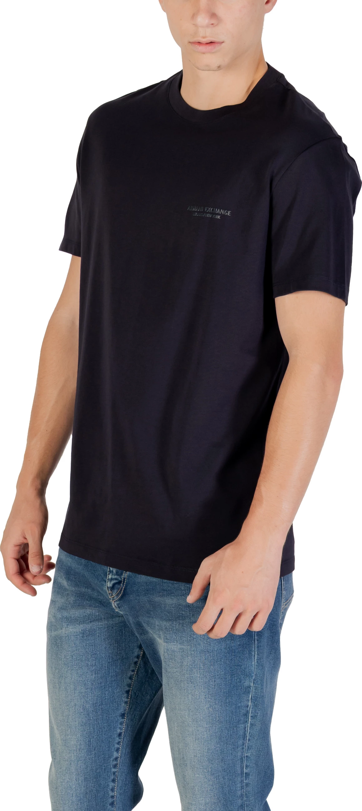 Maicë për meshkuj Armani Exchange XM001281 AF10361, blu e errët [Madhësia: XS]