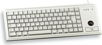 Tastierë Cherry G84-4400, full-size, USB, QWERTY, me trackball, gri
