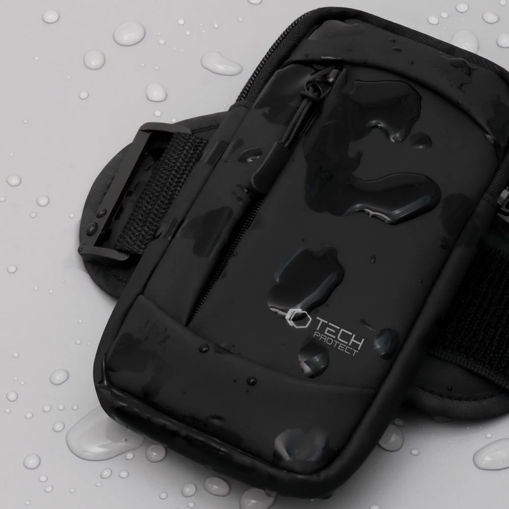 Mbështjellës krahu Tech-Protect M6 universal për celular, i zi