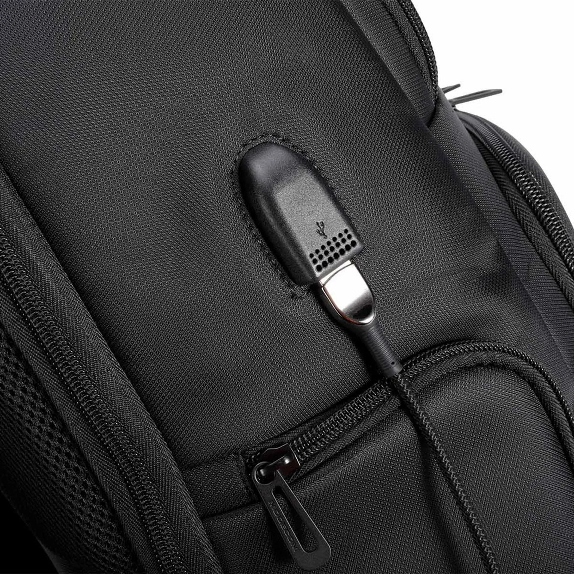 Çantë shpine për laptop Modecom Creative 15, 15.6\", me port USB, e zezë