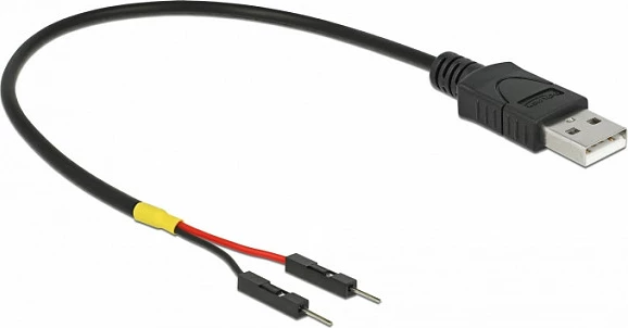 Kabllo furnizimi USB DeLOCK 85401, USB-A në 2 pin, 0.2 m, e zezë