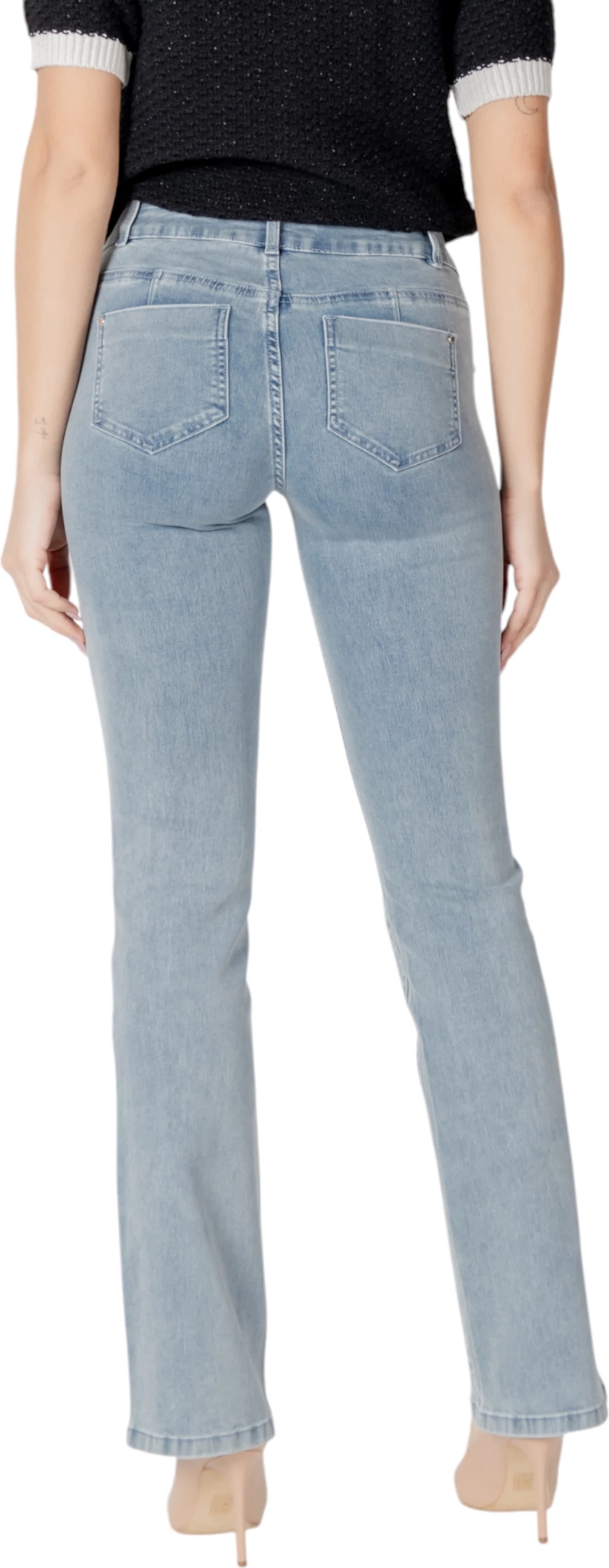 Pantallona xhins për femra Morgan De Toi 241-POLEN1, blu denim [Madhësia: 40]
