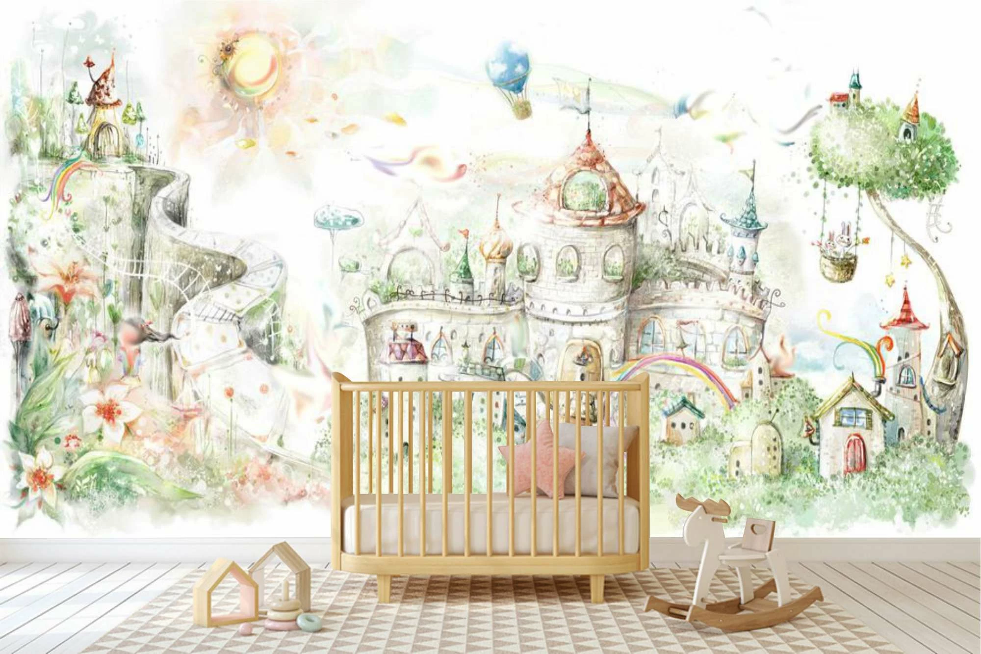 Sticker dekorativ për mur Wallity, shumëngjyrësh, MDK-00162, 100x100cm