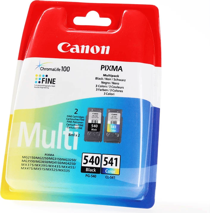 bojë printeri, Canon, PG-540/CL-541 5225B006, 8 ml, e zezë/cian/magenta/e verdhë, multipack