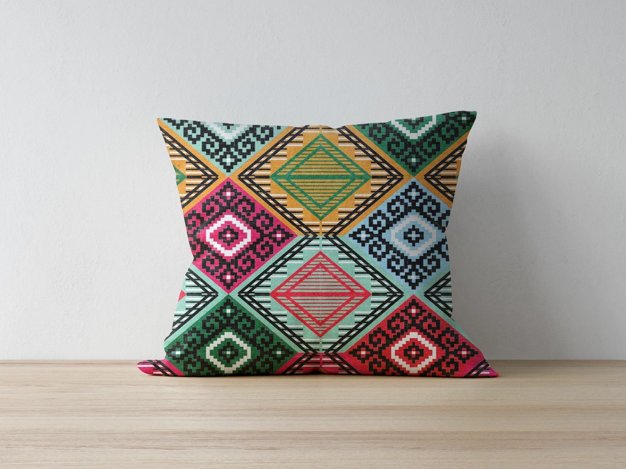 Jastëk dekorativ Aberto Design, a1018, shumëngjyrësh, 43x43cm