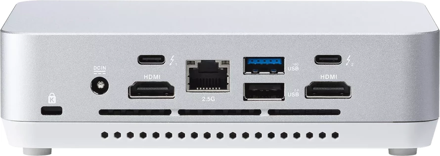Kompjuter mini ASUS NUC 14 Pro Plus RNUC14RVSU500002I, Intel Core Ultra 5 125H, Intel Arc Graphics, DDR5 SODIMM (pa RAM), M.2 NVMe (pa storage), Wi‑Fi 6E, 2.5GbE, 2x HDMI, 2x Thunderbolt 4, i bardhë, Kit (L6)