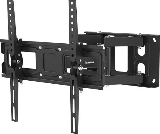 Mbajtëse muri për TV Hama 00220897, 32-75", VESA 100x100-400x400, deri 40kg, e zezë