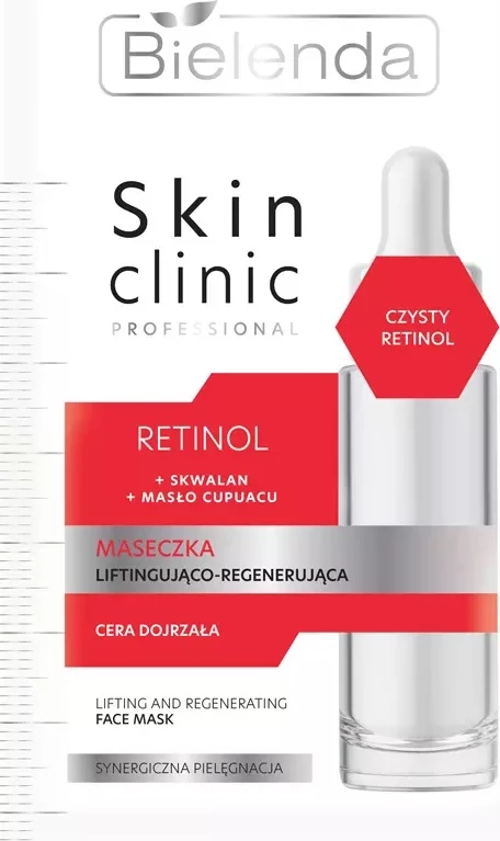 Maskë për fytyrë për femra Bielenda Skin Clinic Professional Retinol Lifting and Regenerating Mask, 8g