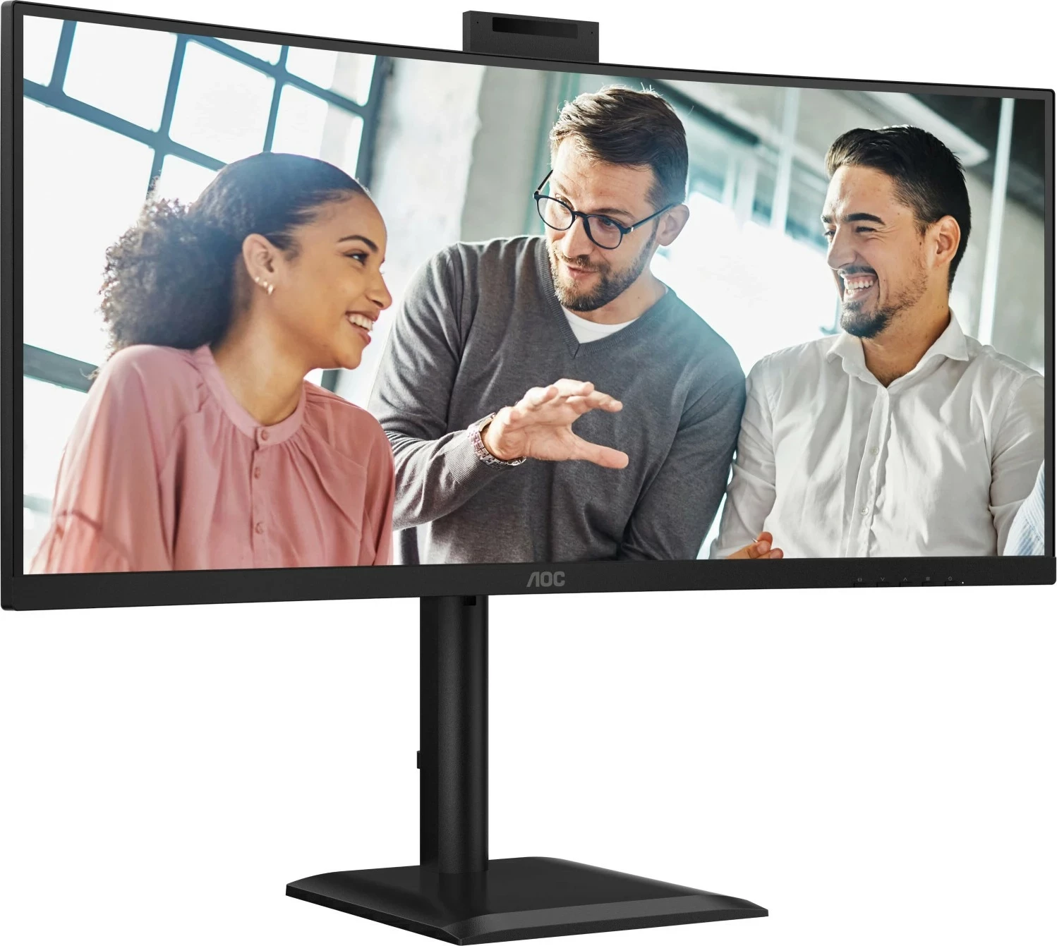Monitor AOC CU34E4CW, 34 inç, UWQHD, 120Hz, VA, i zi