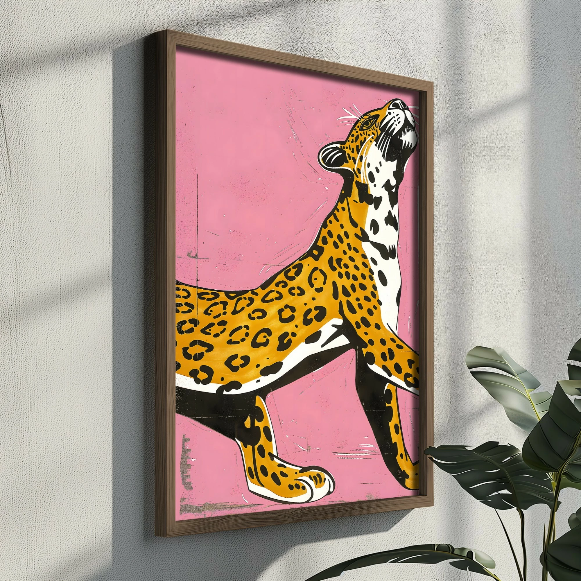 Pikturë dekorative me kornizë MDF, shumëngjyrëshe, Wallity, GE140-L