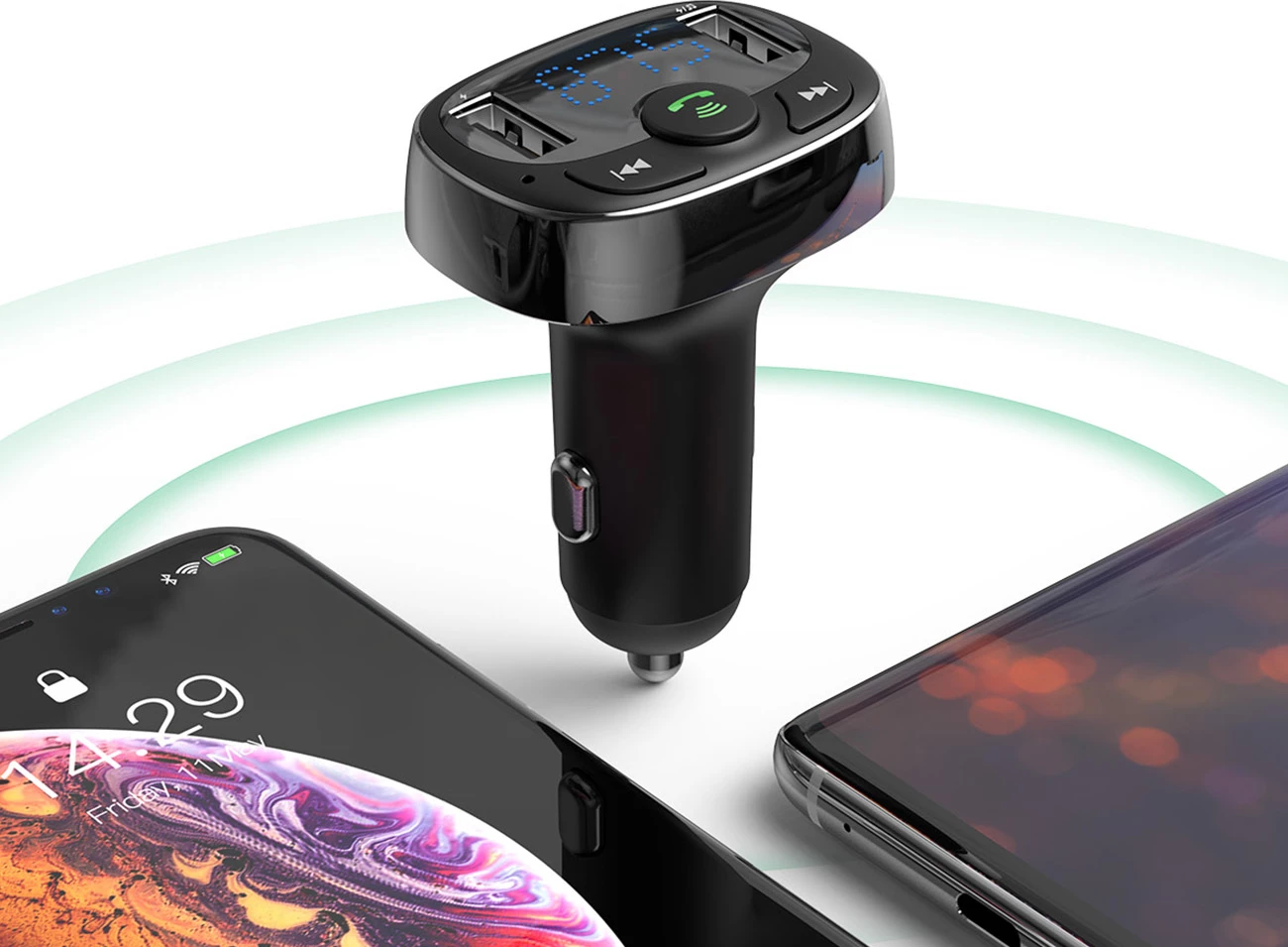 Transmetues Bluetooth / karikues veture Baseus S-09A, i zi