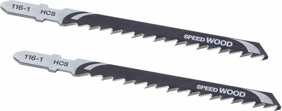 Teh për sharrë shpuese (jigsaw) T-shank HCS 116-1 Speed Wood, 2 copë