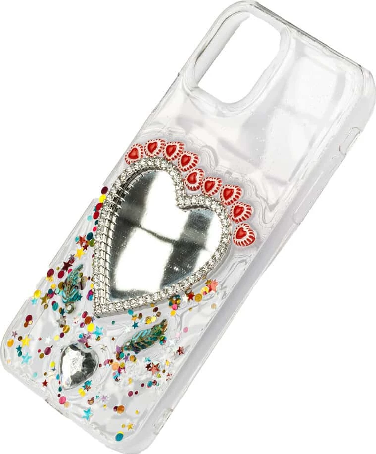 Fotroll Për Telefon Tech Time Heart shaped mirror (IP15PLUS)