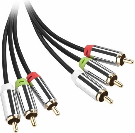 Kabllo GoGEN cable 3x Cinch/3x Cinch, 2m