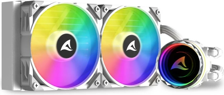 Ftohës procesori AIO Sharkoon S80 RGB 240mm, i bardhë