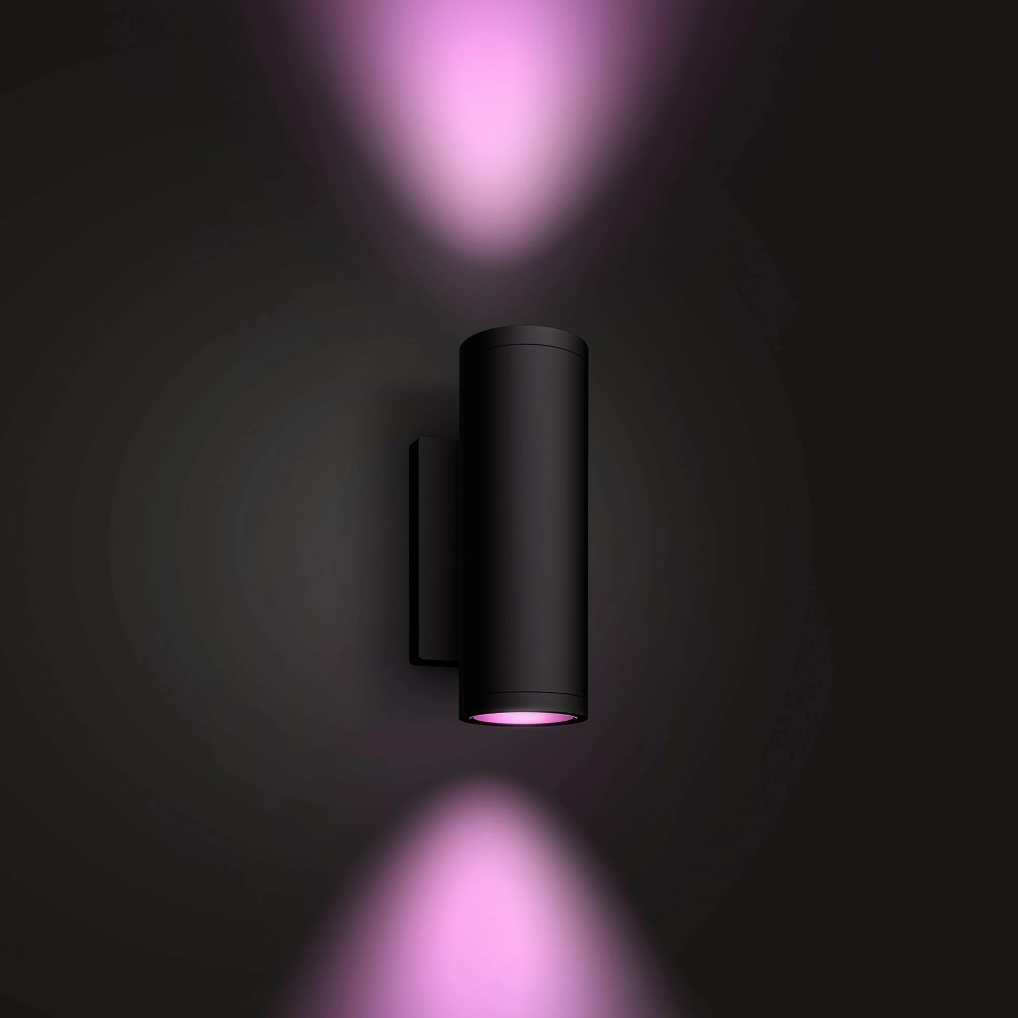 Dritë muri Philips Hue Appear, LED, Metal, Ngjyrë e zezë