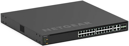 Switch NETGEAR M4350-24M4X4V, 28x RJ-45, 4x SFP28, L3 Managed, PoE++, 10G, 1U Rack, i zi