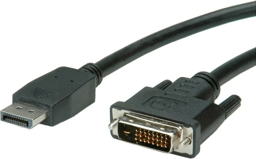 Kabllo DisplayPort në DVI VALUE 11.99.5619, 1.5 m, 1080p@60Hz, e zezë