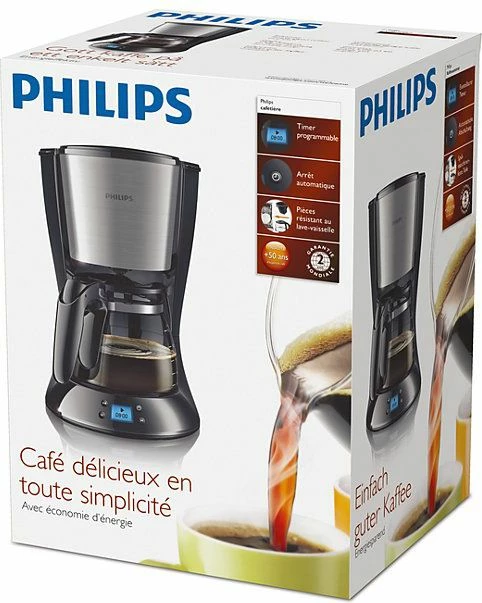 Aparat kafeje me pikim Philips HD7459/20 1.25 L 1000 W, i zi