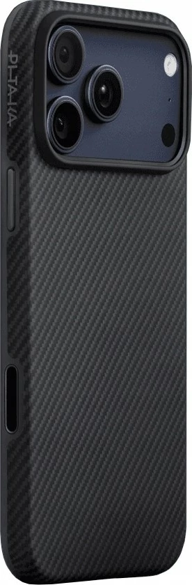 Mbështjellës Pitaka Aramid UltraGuard MagSafe për iPhone 17 Pro Max, ultra i hollë dhe i lehtë, aramid (Kevlar), Black Grey 5