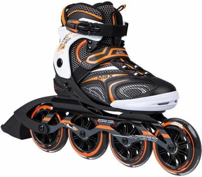 Rollera Nils Extreme unisex, të zeza-portokalli