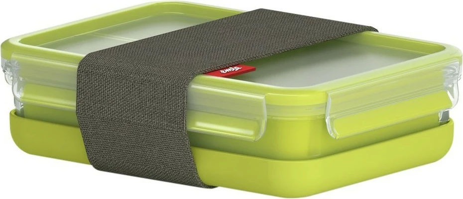 Kuti ushqimi Emsa Lunch- und Snackbox me 3 ndarje, e gjelbër