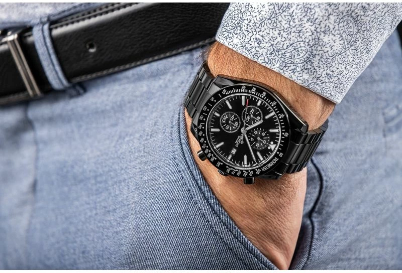 Orë dore për meshkuj Giewont, e zezë