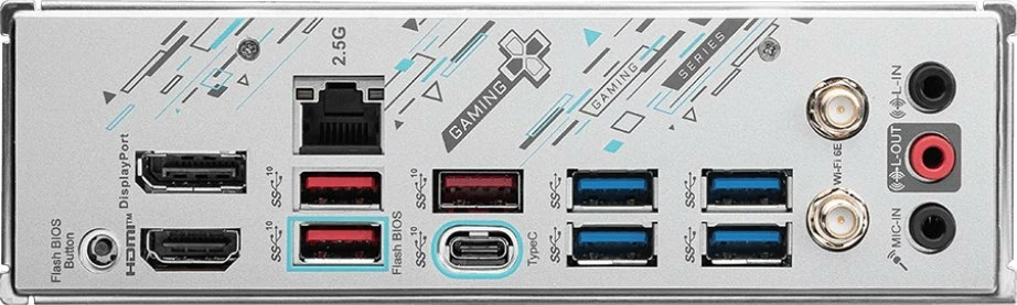 Pllakë amë MSI B650M GAMING PLUS WIFI, Micro ATX, DDR5, Wi‑Fi 6E, Bluetooth 5.2, LAN 2.5GbE, e zezë/argjendtë, set me antenë WiFi