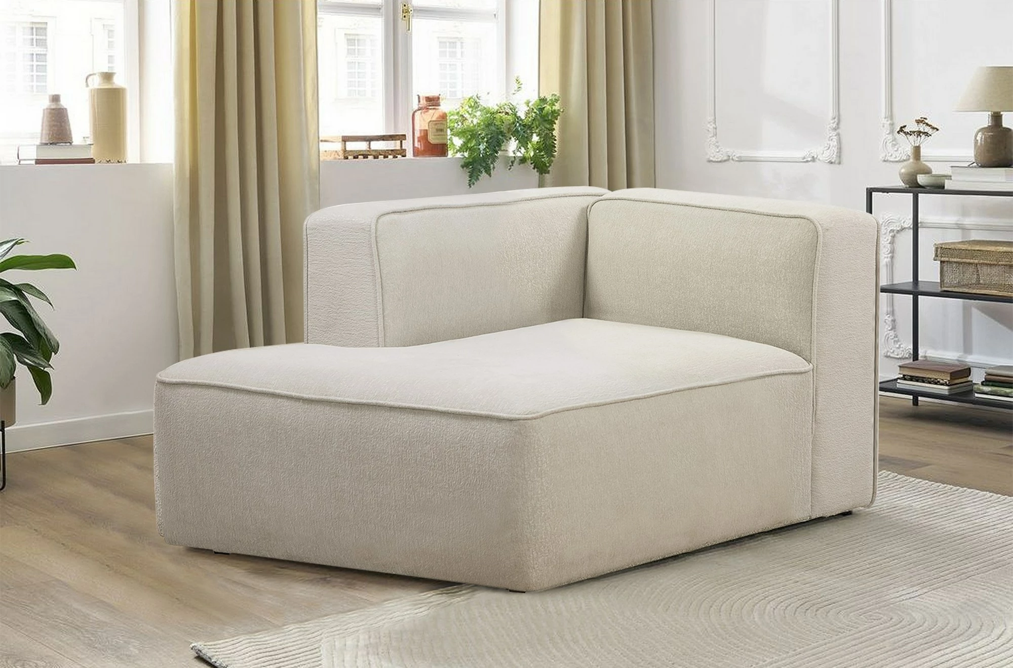 Kolltuk një vendësh Atelier del Sofa, More M - M5, krem