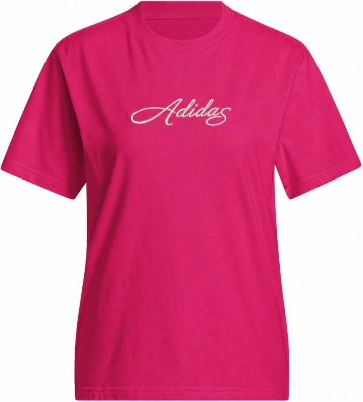 Maicë femra adidas Cursive Wordmark Graphic KT2611, fuchsia
