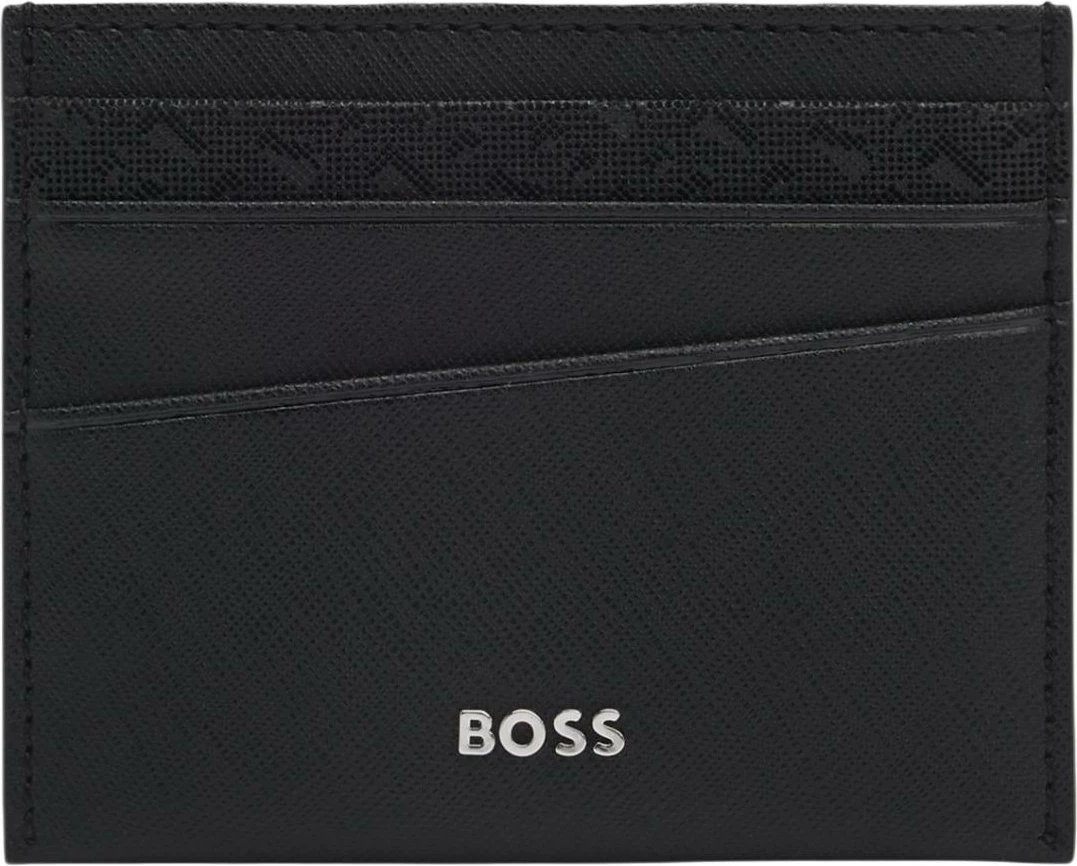 Mbajtëse kartelash për meshkuj BOSS Daxter_MP_S 10280087 50563880, e zezë