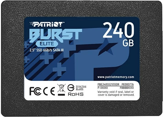 SSD Patriot Burst Elite 240GB, 2.5", SATA III, i zi