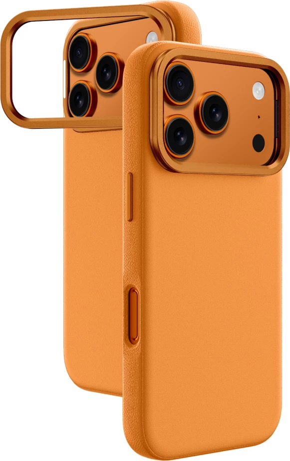 Mbështjellës, AmazingThing, Glamor 3 Lens, për Apple iPhone 17 Pro Max, TPU, portokalli Titan