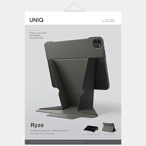Mbështjellës UNIQ Ryze për iPad Pro 11" (2020-2022) / iPad Air 10.9" (2020-2022), i gjelbër