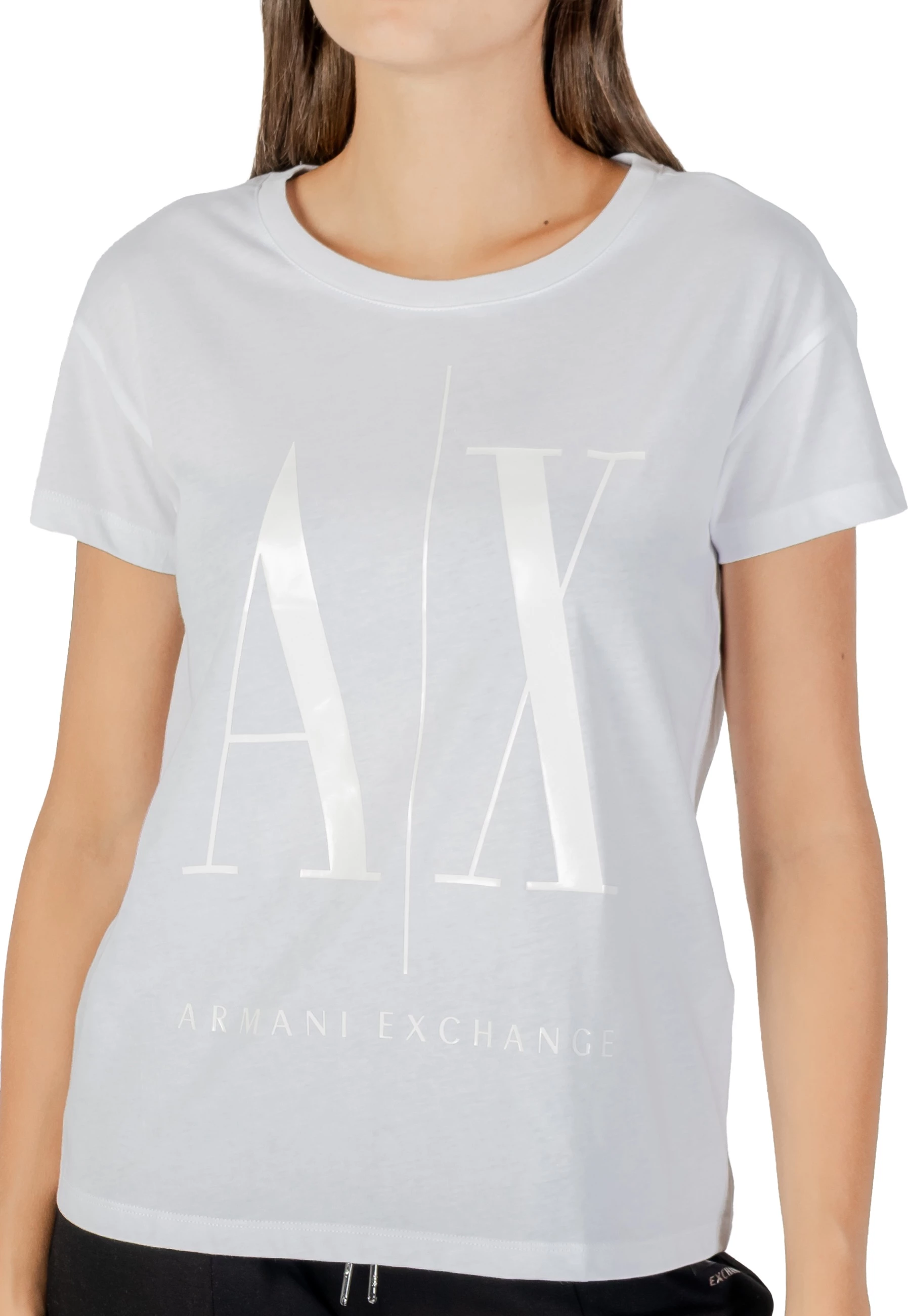 Maicë për femra Armani Exchange 8NYTCX YJG3Z, latte [Madhësia: XS]