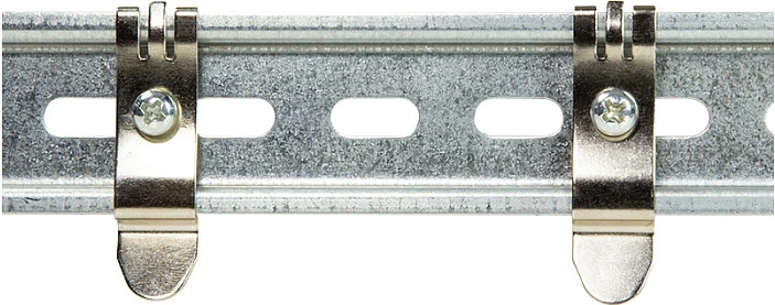 Kllapa montimi DIN shinë LogiLink, çelik inox, 2 copë, argjendtë