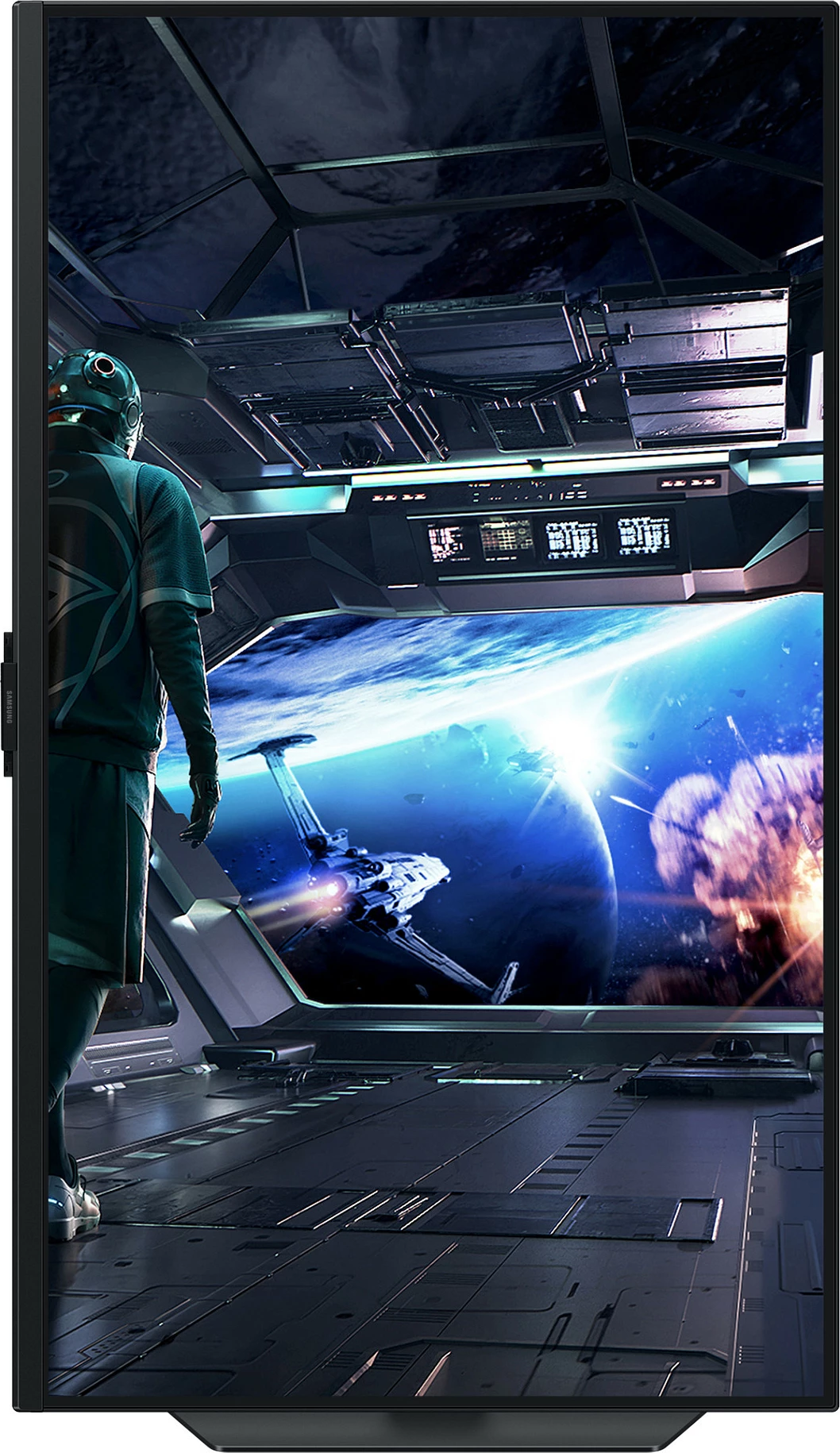 Monitor Samsung Odyssey G7 G70F S27FG702EU, 27", 4K UHD, FreeSync Premium, e zezë