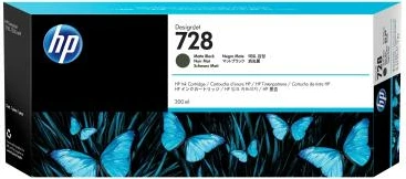 Kartrixh boje, HP, 728 F9J68A, 300 ml, Matt Black