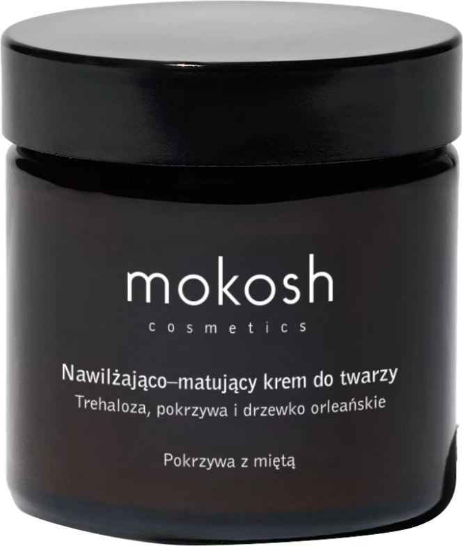 Krem fytyre për femra Mokosh Moisturizing-Mattifying Nettle me Mint, 60ml