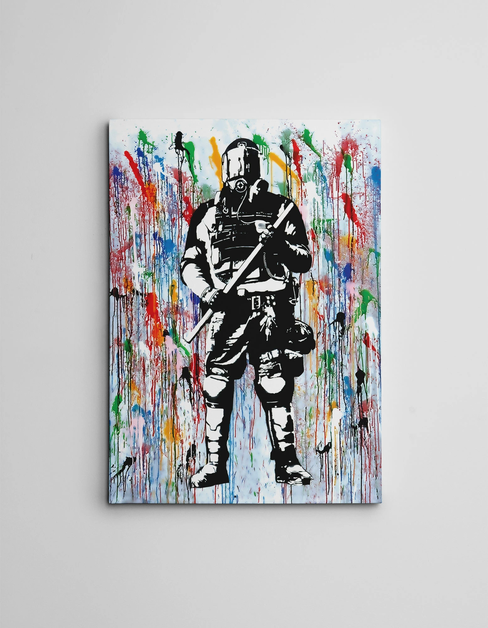 Pikturë dekorative në kanavacë, Banksy, shumëngjyrëshe, WY131, 50x70cm
