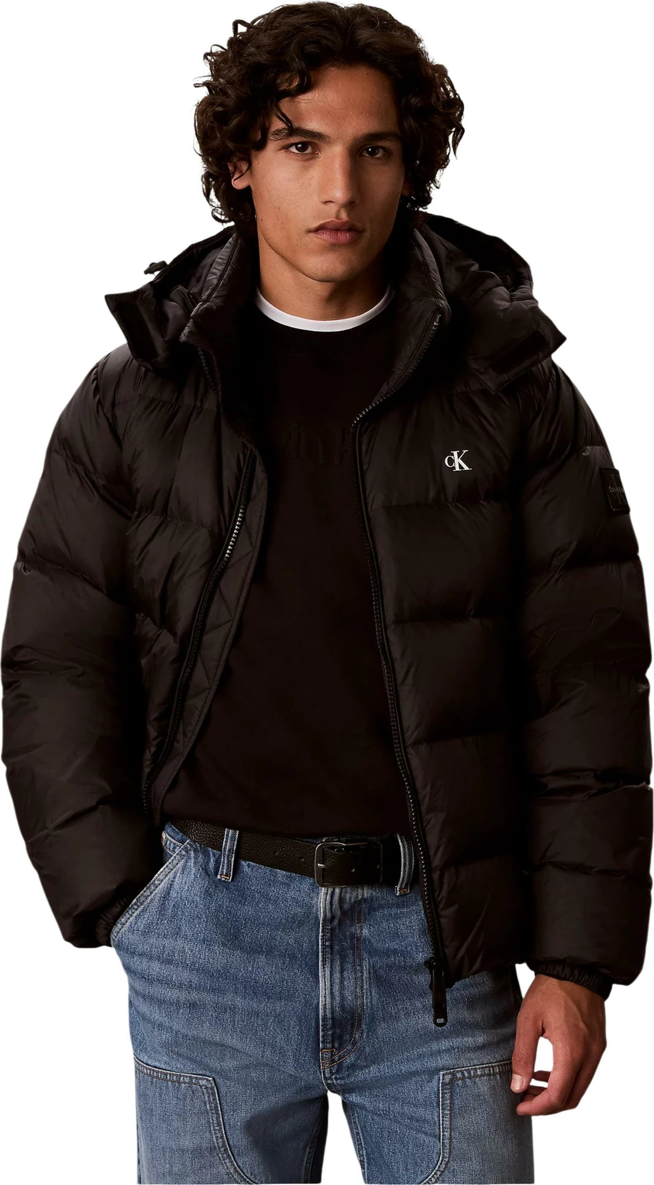 Jakne për meshkuj Calvin Klein Jeans LV04RG515G, e zezë