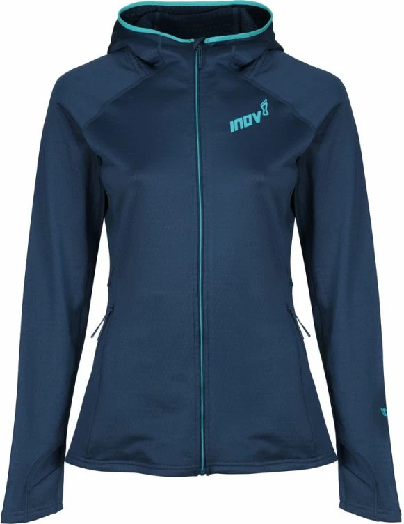 Duks për femra Inov-8 VentureLite Mid Hoodie FZ, navy blue