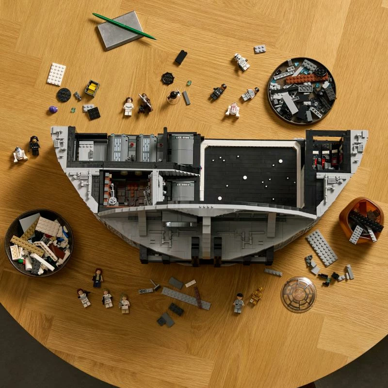 set ndërtimi LEGO Star Wars Death Star 75419, 9023 pjesë, 18+, gri/zezë