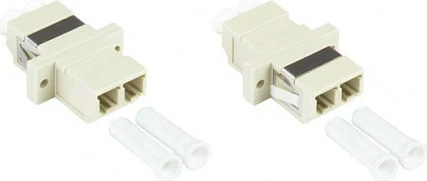 Adapter fibër optike GoodConnections LC-LC Duplex OM2 multimode, gri