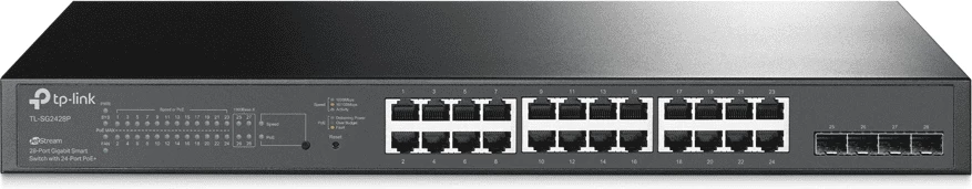 Switch TP-LINK TL-SG2428P 24 porta Gigabit 4 SFP PoE+ zi